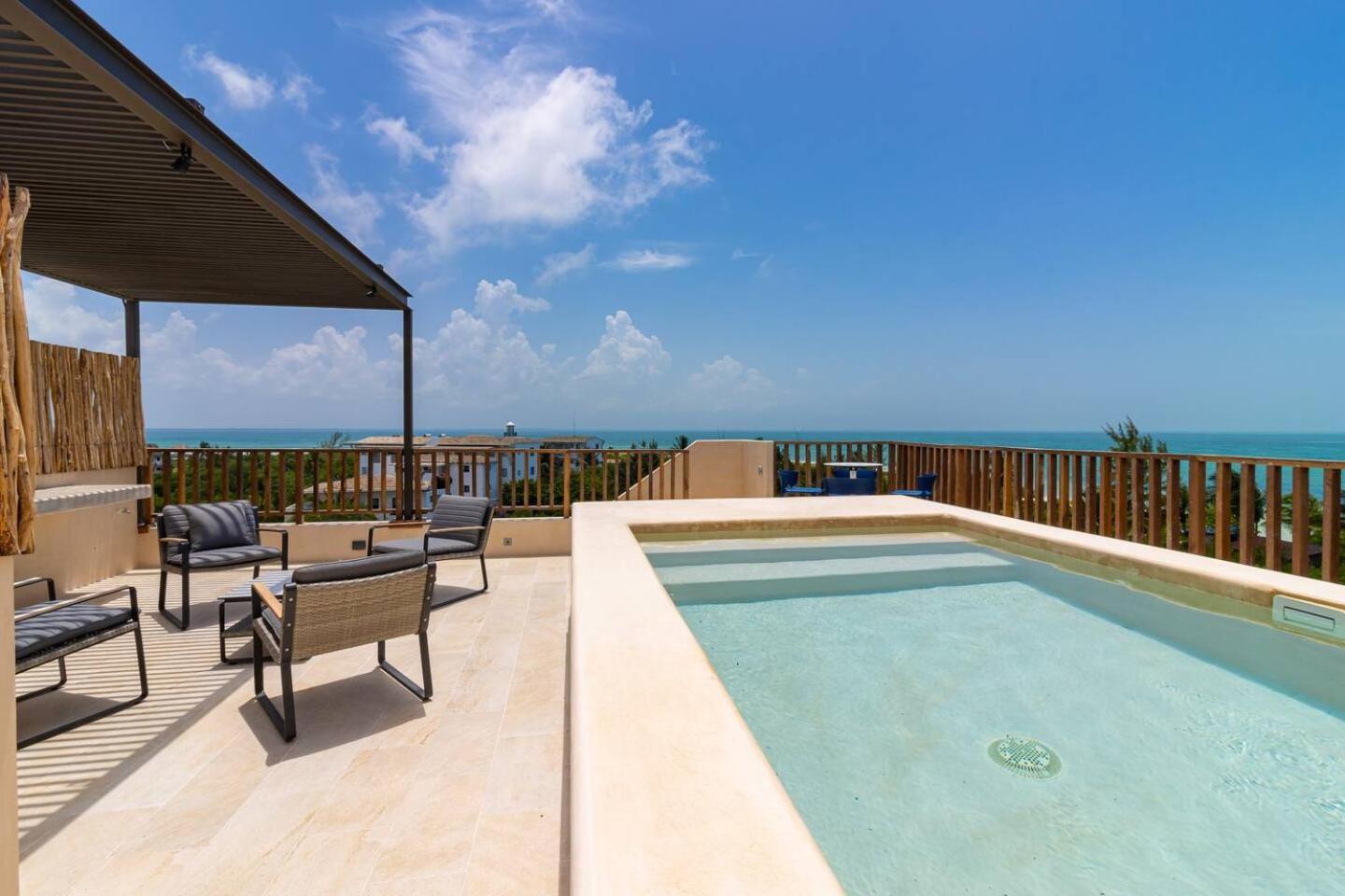 Penthouse Con Alberca Privada Y Hermosas Vistas Al Mar - A301 Isla Holbox Exterior foto